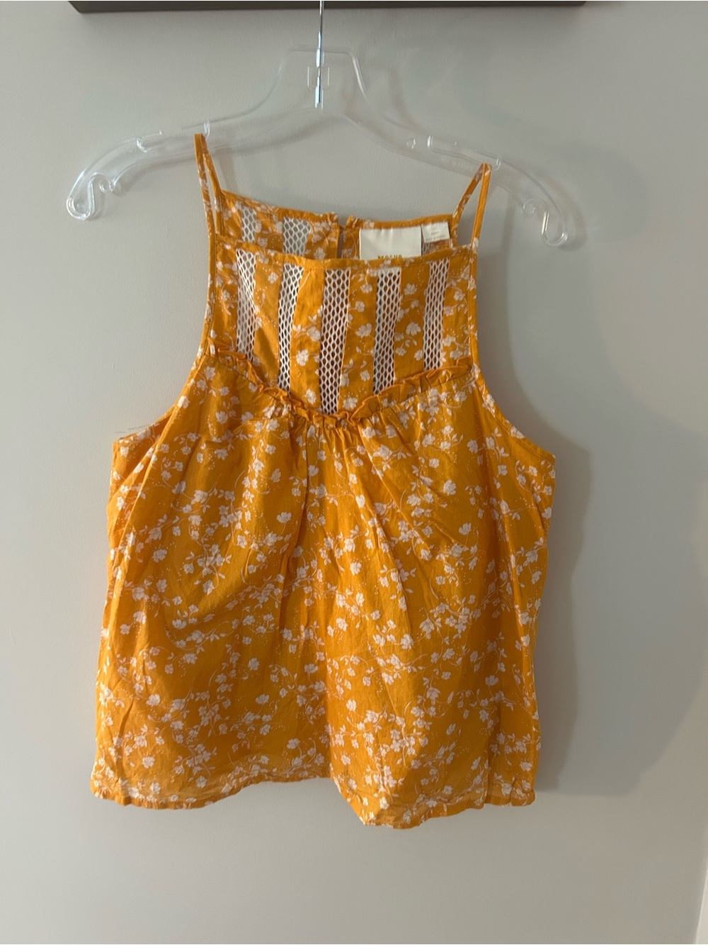 Women's Maeve by Anthropologie Yellow Floral Tank Top